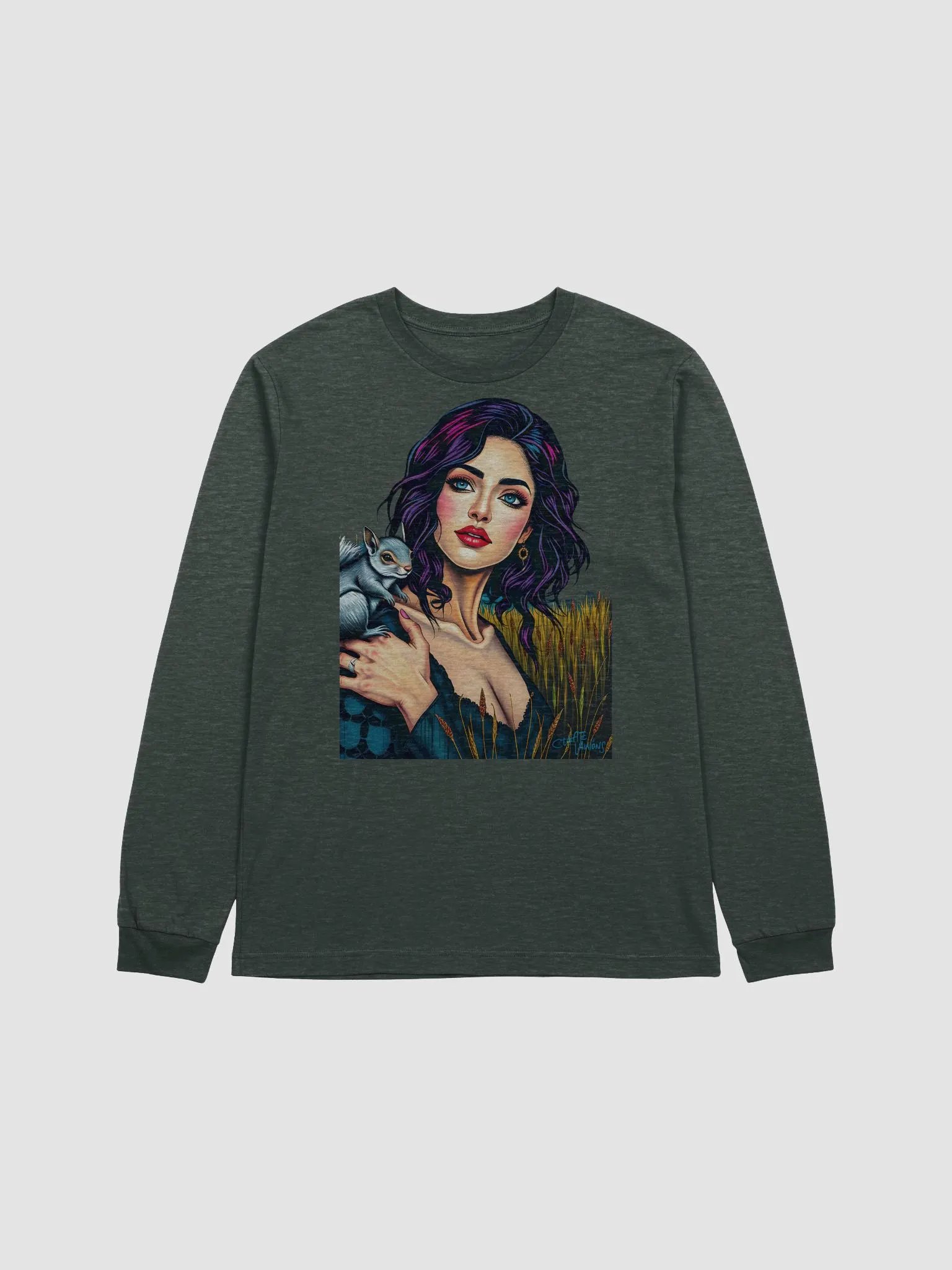 Whimsical Woodland Muse Long Sleeve Tee product image (1)