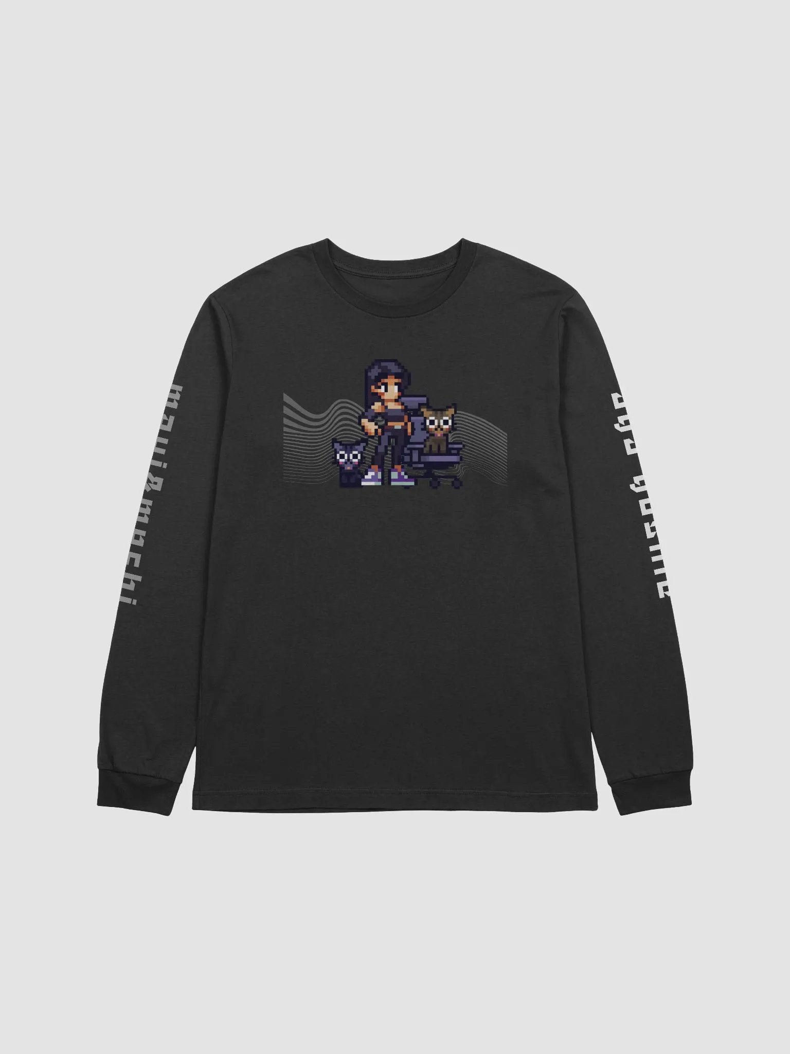 The Gang's All Here Pixel Long Sleeve Shirt product image (1)