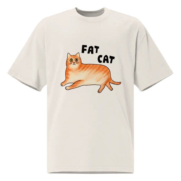 Fat Cat - Oversized Faded T-Shirt product image (3)