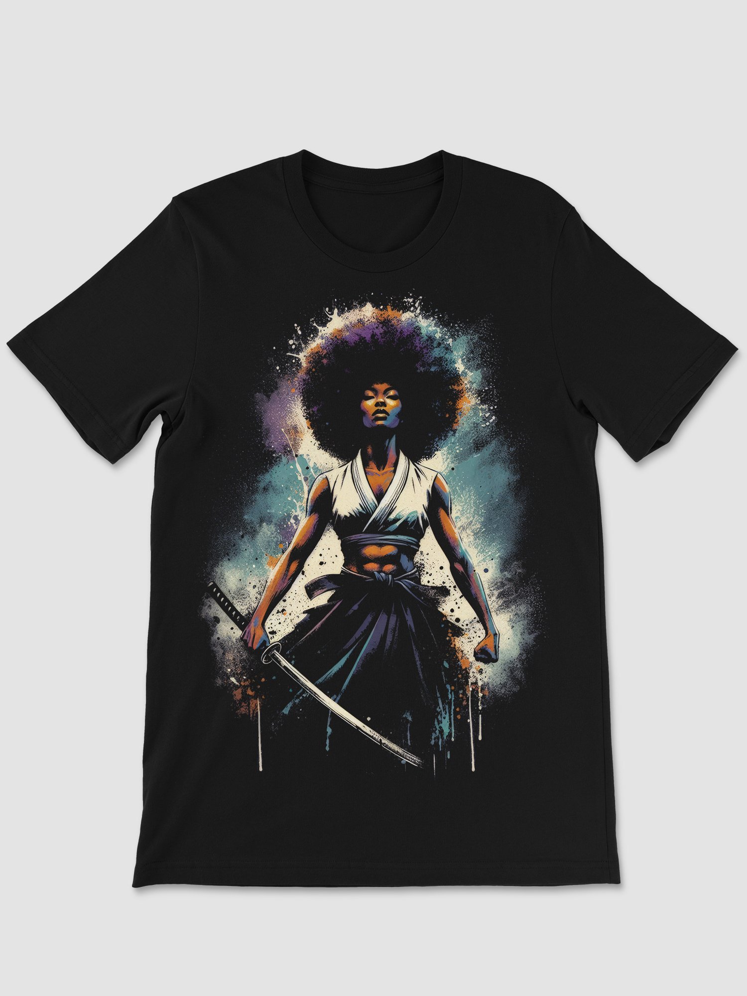 🏷️Black Samurai Queen T-Shirt product image (1)