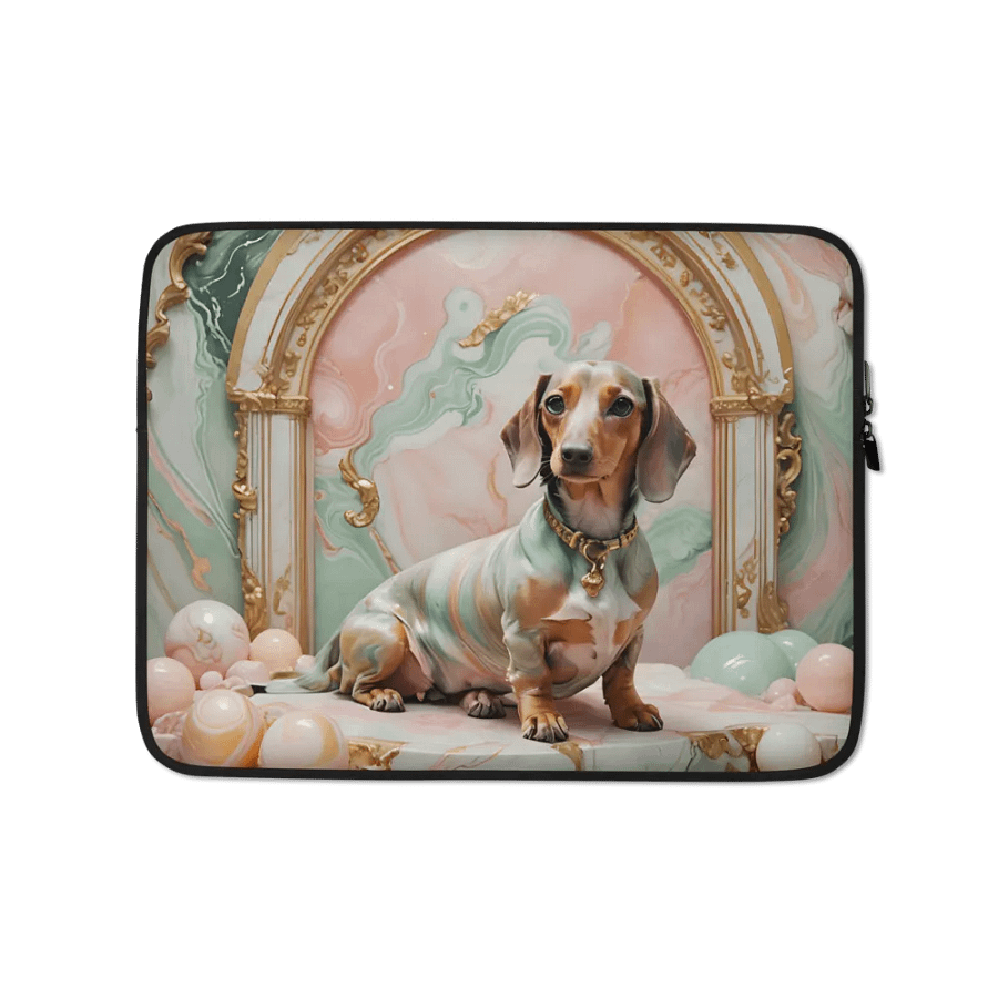 Regal Dachshund Laptop Sleeve product image (1)