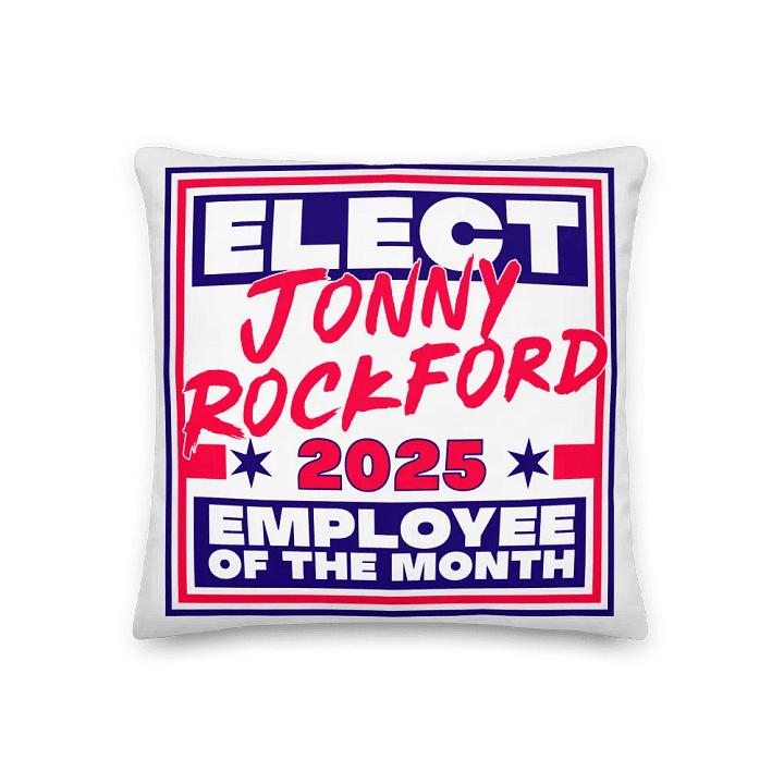 Jonny Rockford EOTM 2025 Pillow product image (1)