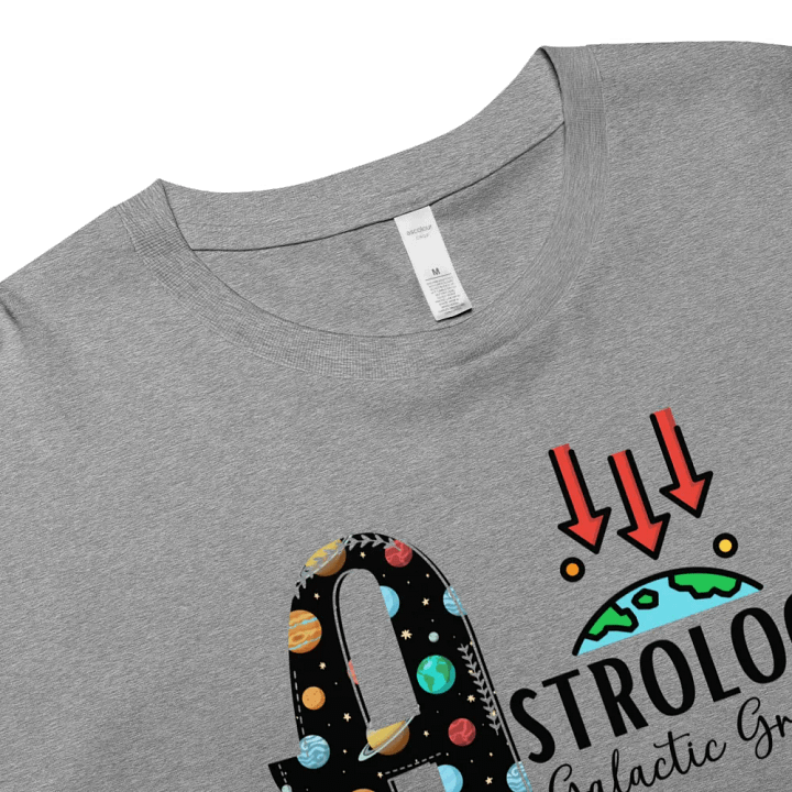 Galactic Gravity Astrology Solar System Zodiac Quantum Physics Cozy crop top! Astrology gift! product image (2)