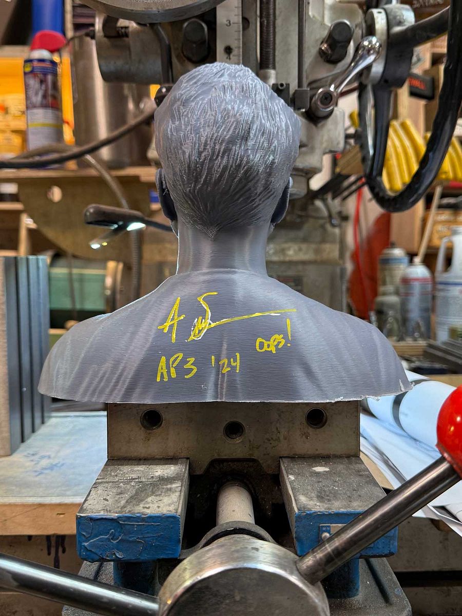 Adam Savage 3D Printed Bust (Artist Proof 3, 2024) product image (1)