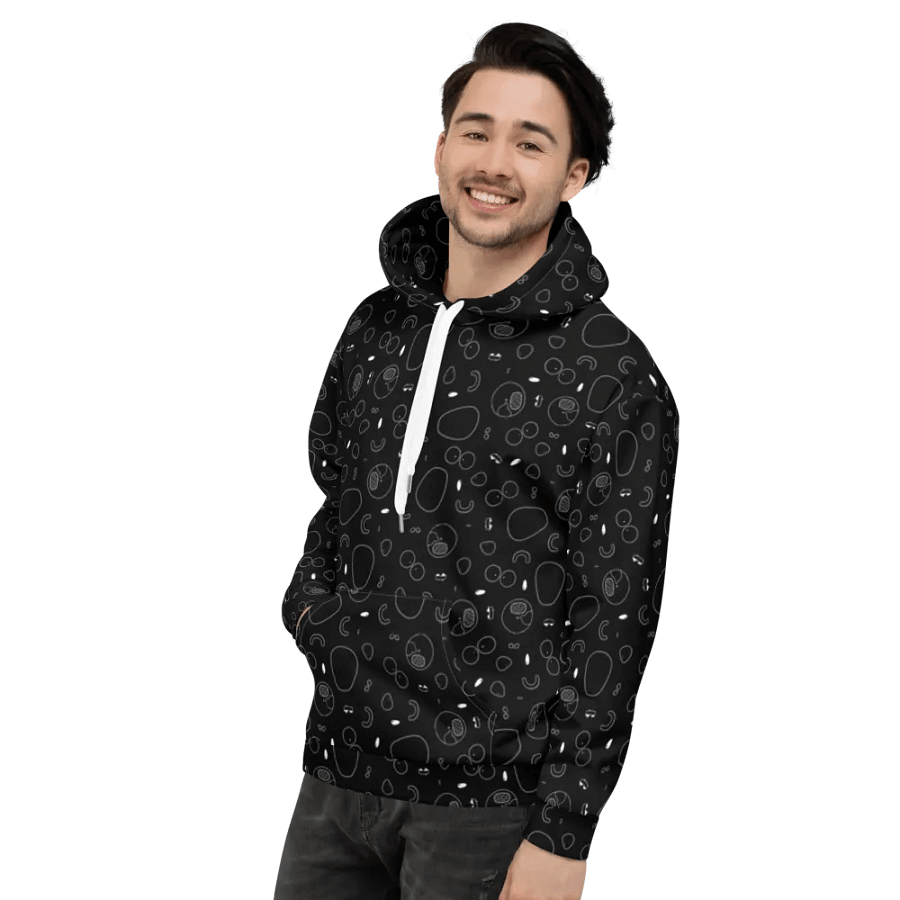 Artwomble SAR All Over Print Hoodie - Black product image (6)