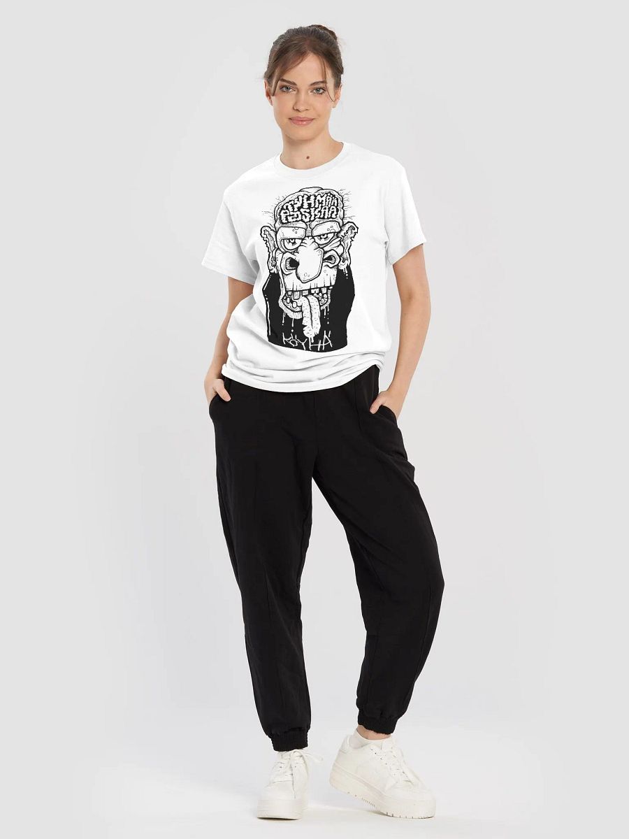 TYHMÄÄ PASKAA PÄÄS VALKOINEN T-PAITA product image (5)