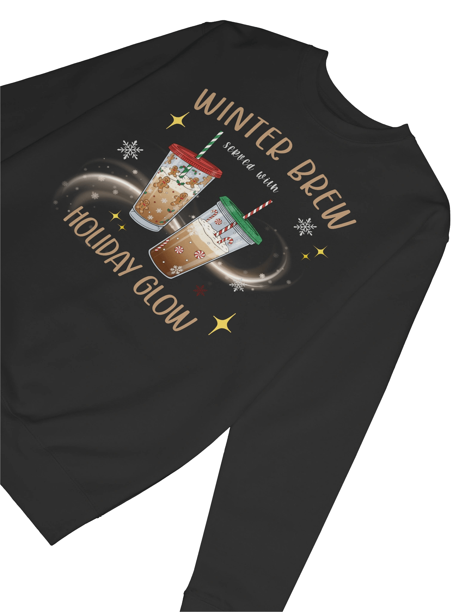 Winter Brew with Holiday Glow To Go – Festive Holiday Coffee Cup Design | Cozy Christmas Aesthetic Art product image (32)