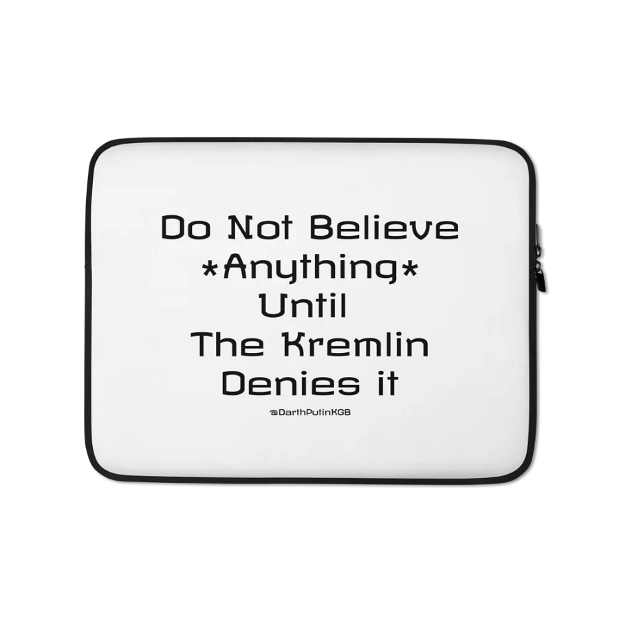 Kremlin denial laptop sleeve product image (1)