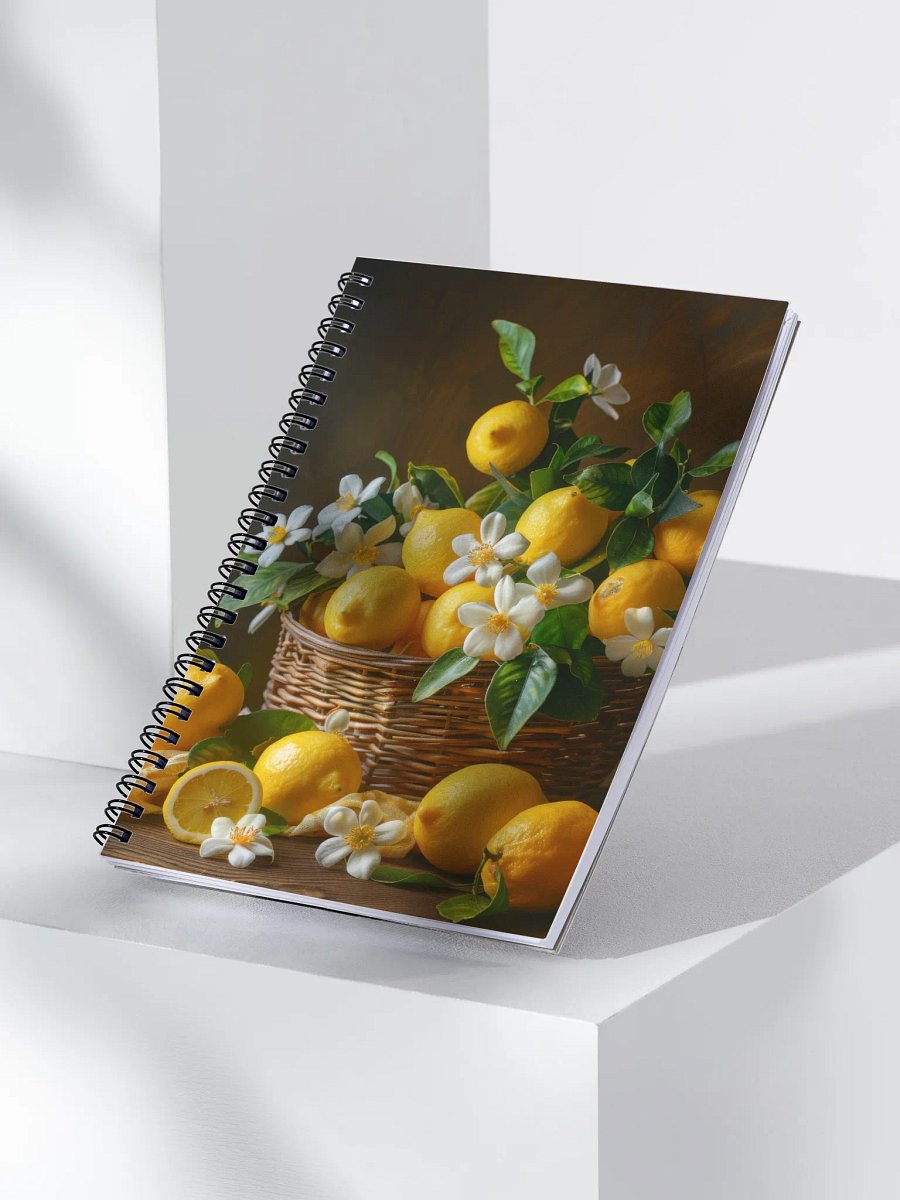 Lemons in a Basket Notebook product image (3)