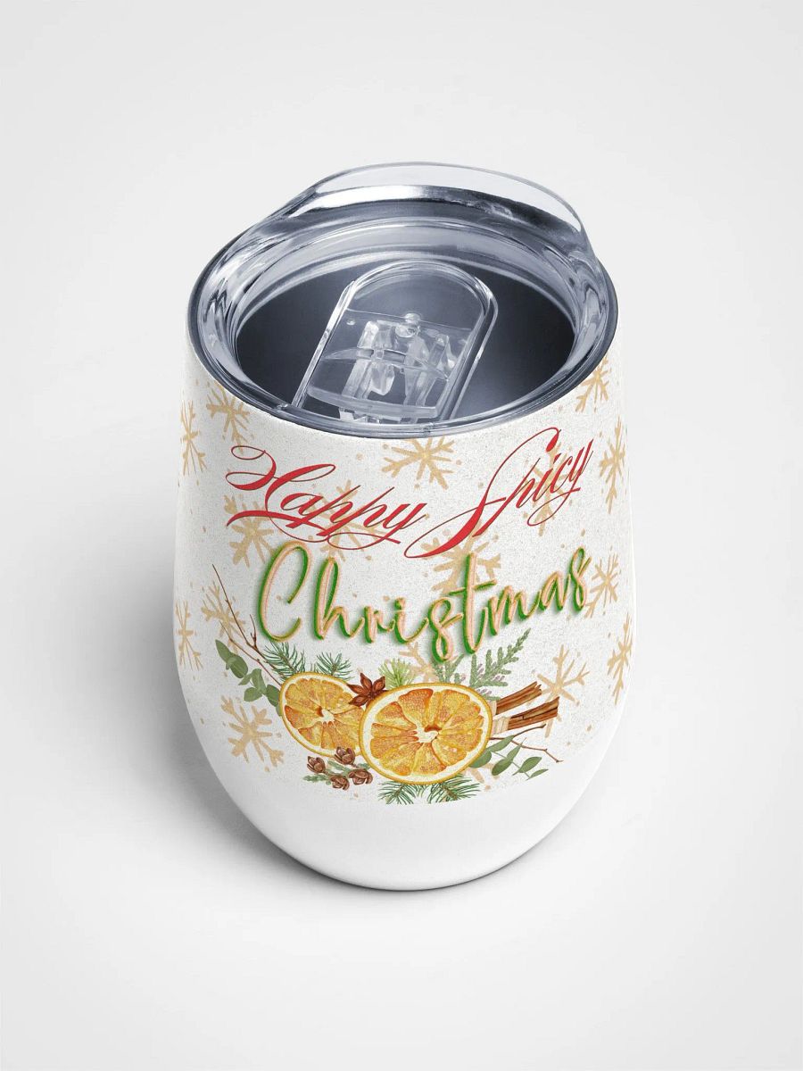 Spicy Christmas Wine Tumbler for moms dads friends colleagues product image (4)