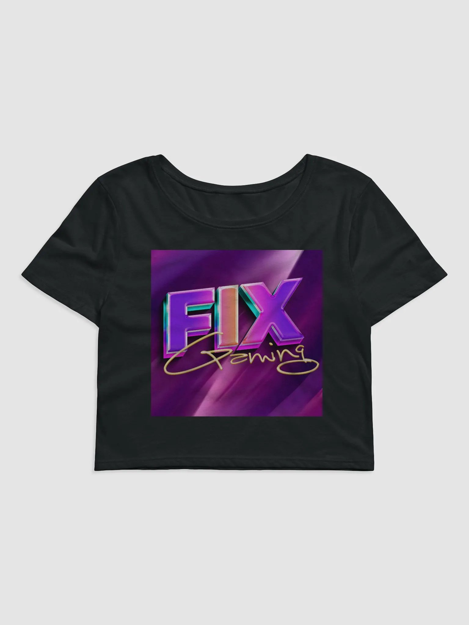 Neon FIX Gaming Crop Tee product image (1)