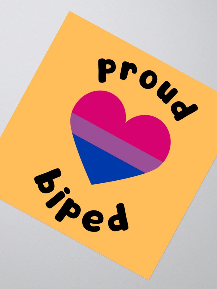 Proud Biped Sticker - Bi product image (2)
