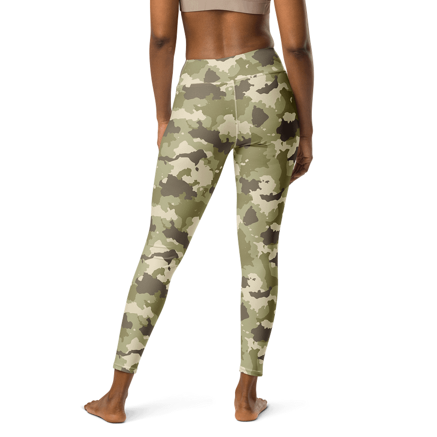 Camouflage Couture High-Waisted Leggings - Desert Tactical Pattern product image (2)