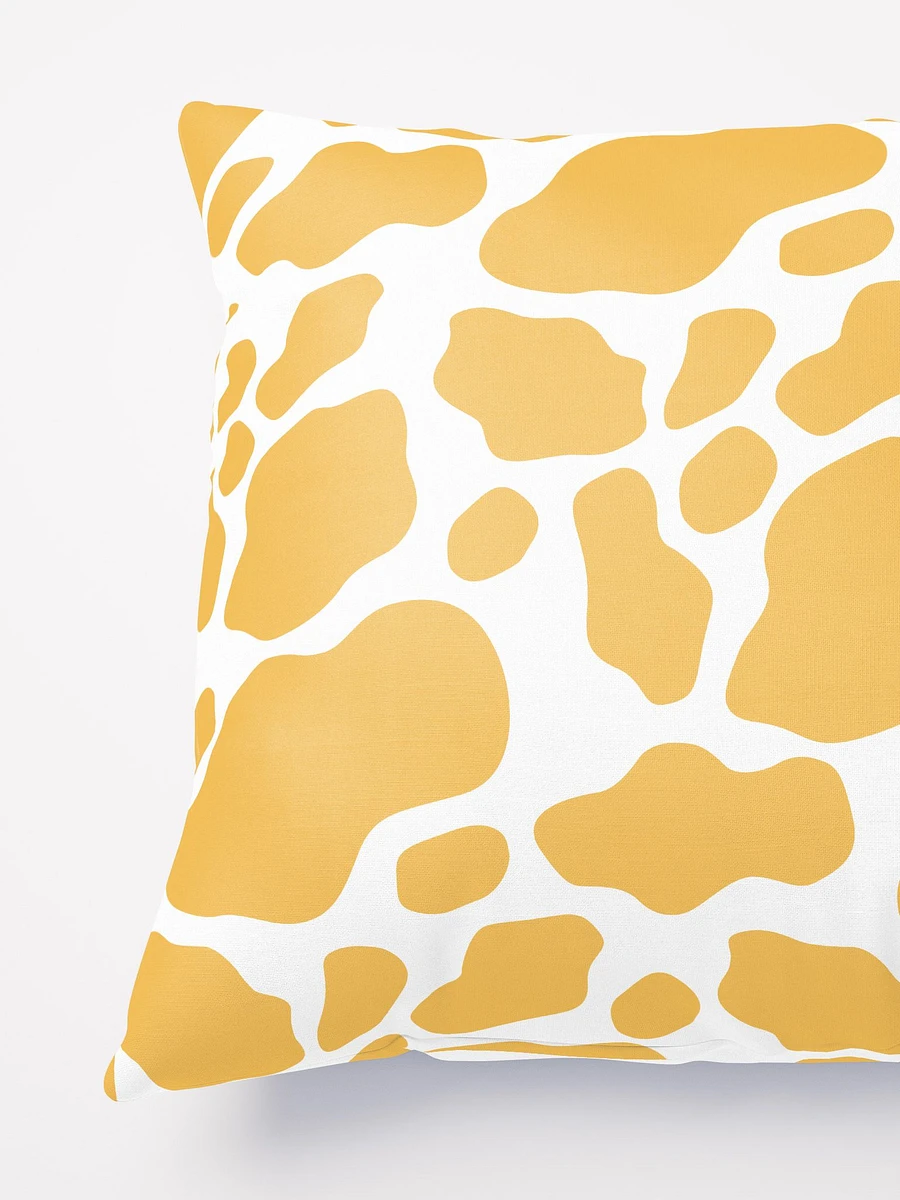 Cow Skin Pillow - White & Yellow product image (3)