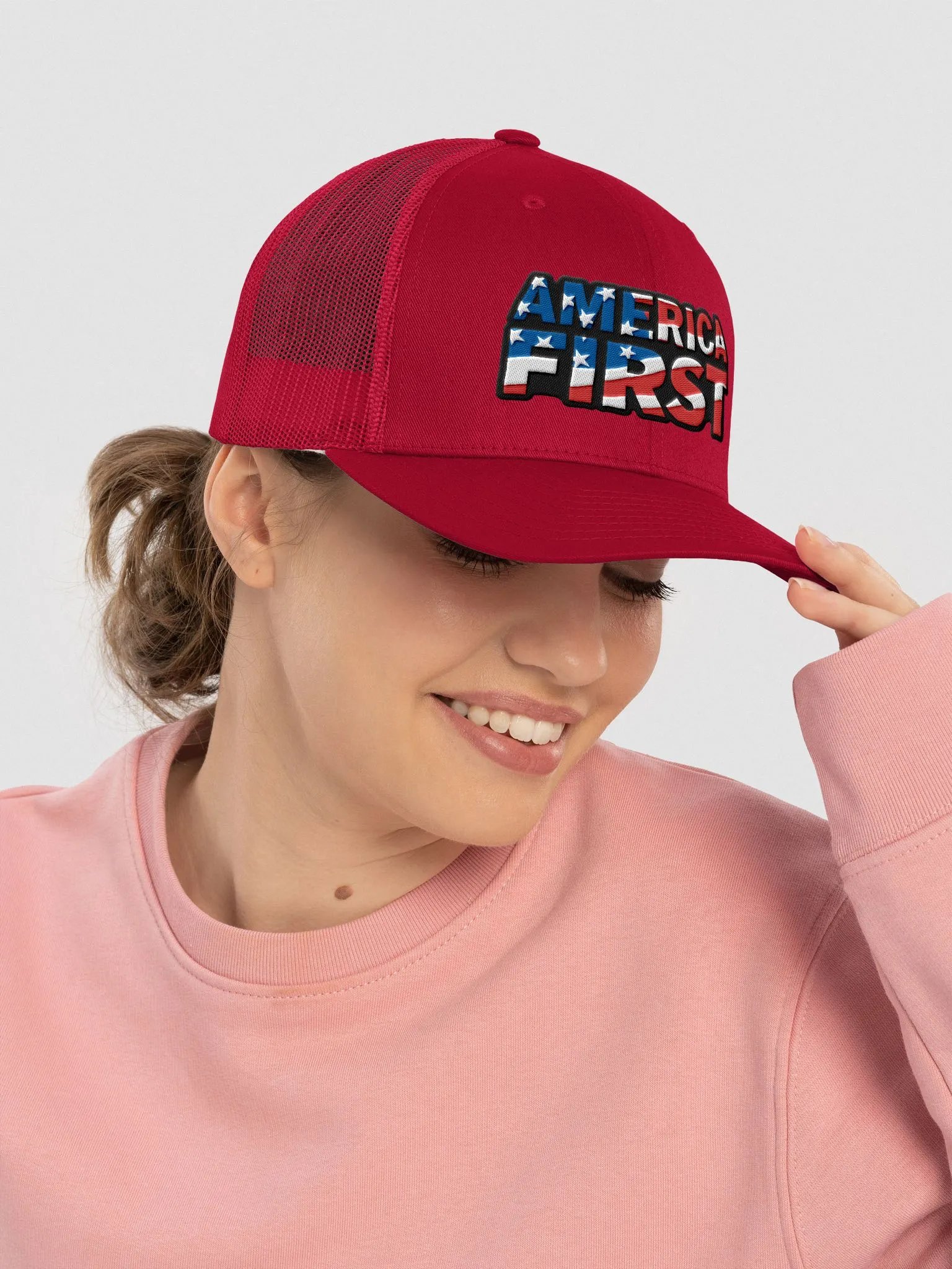 Trucker Cap: America First product image (5)