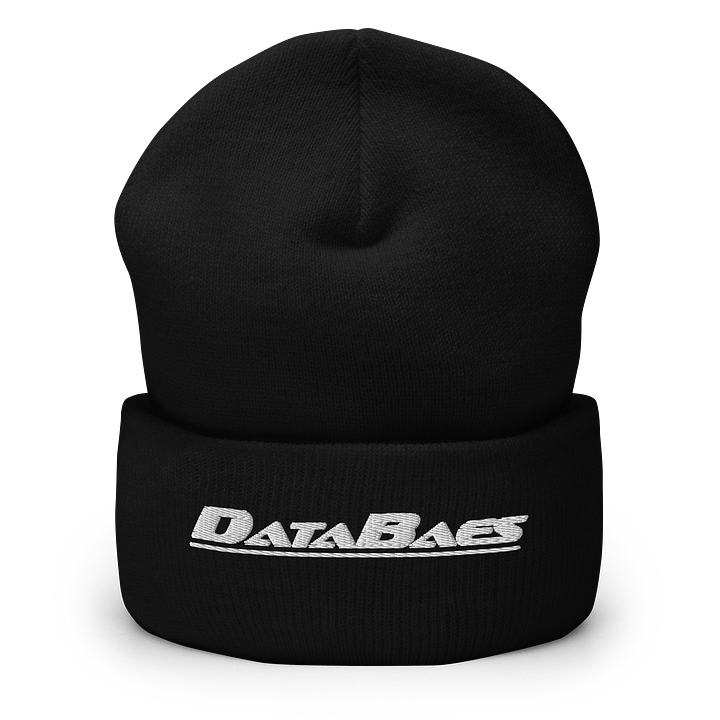 DataBaes White Thread Beanie product image (1)