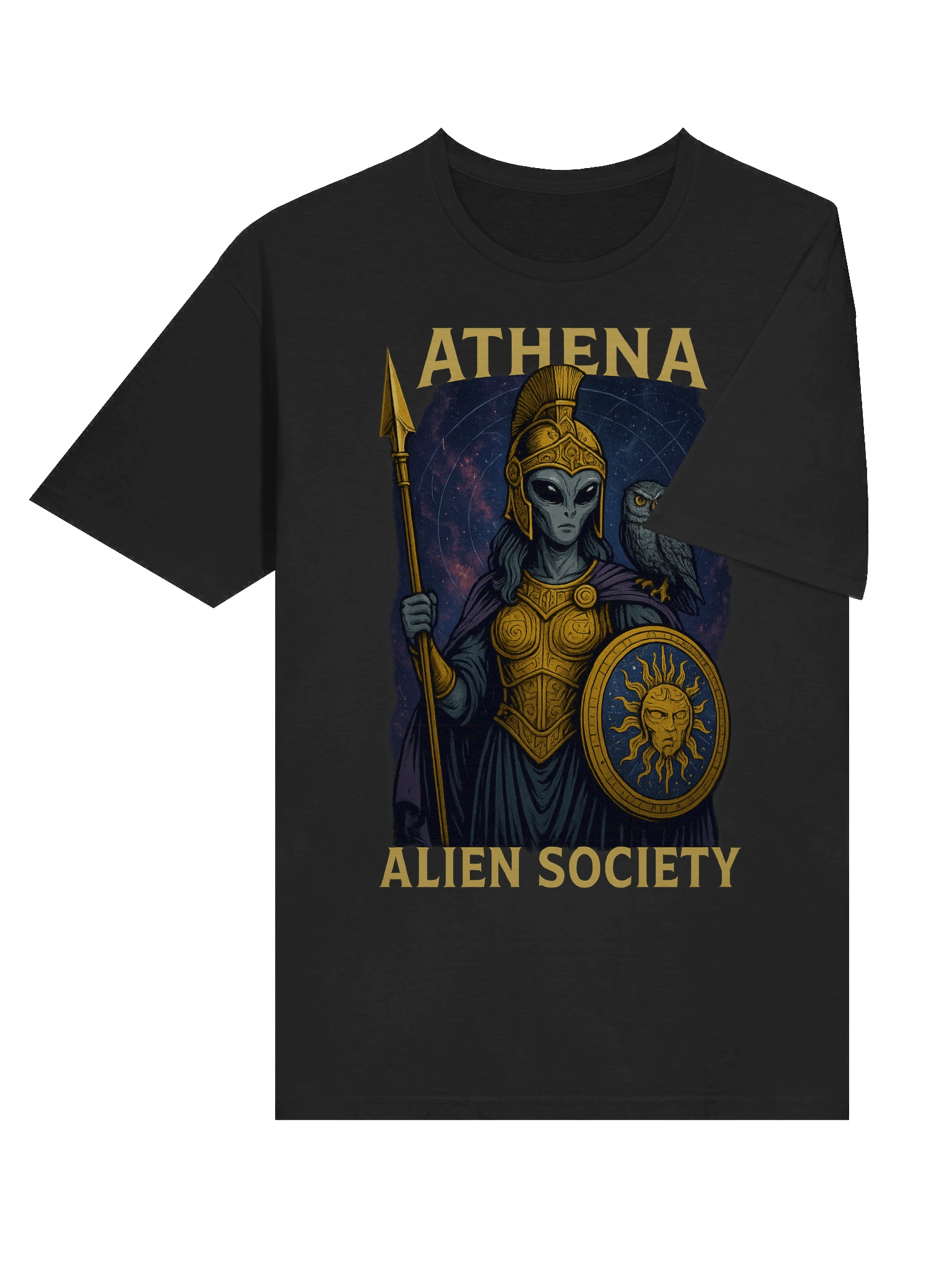 Athena's Cosmic Defender T-Shirt product image (6)