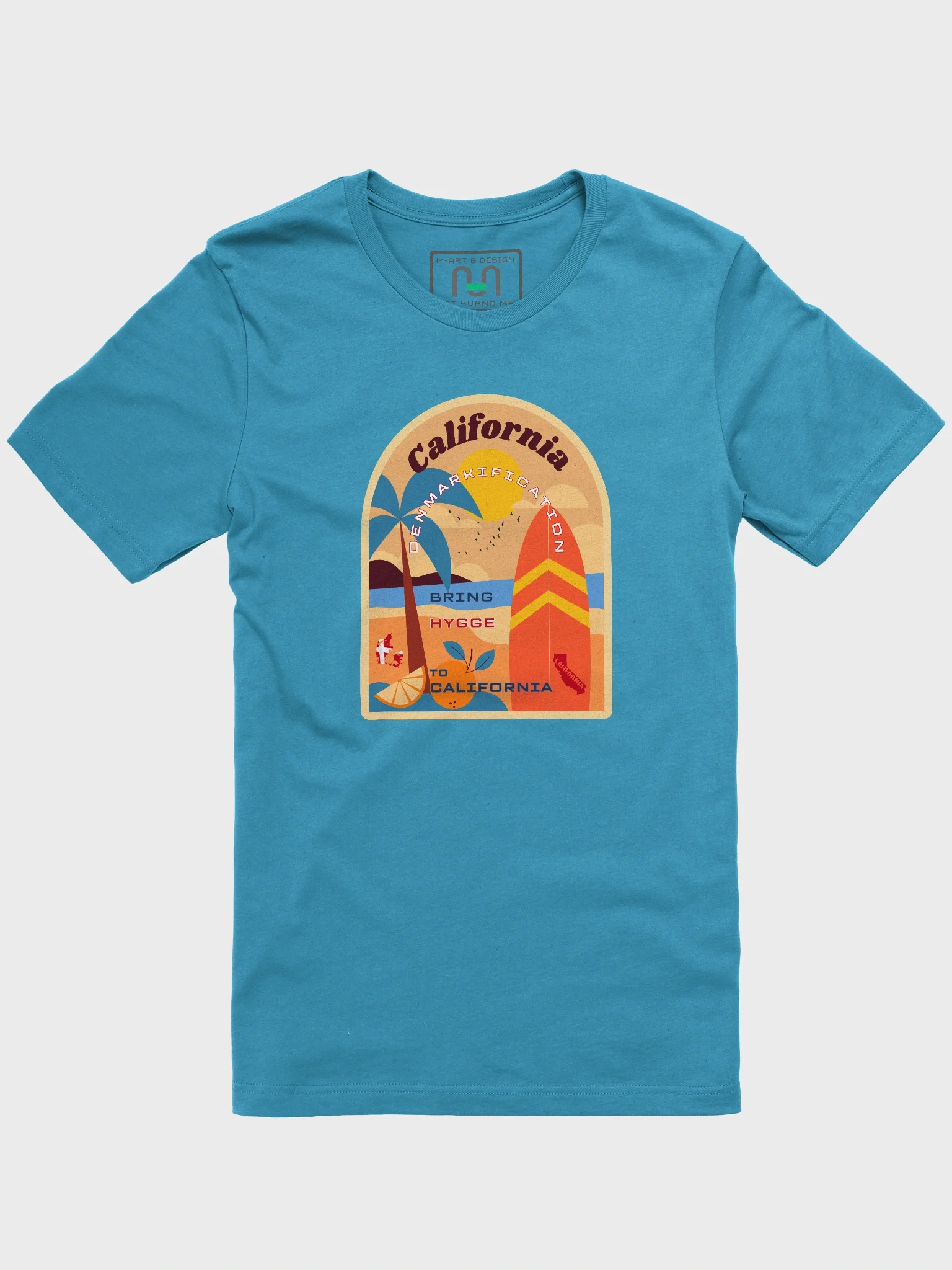 California Dreamin' Retro Surf Poster Tee product image (1)
