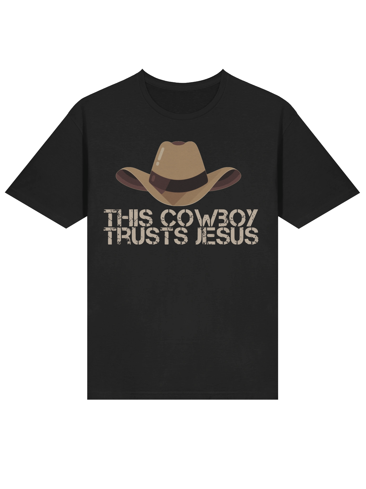 This Cowboy Trusts Jesus Shirt product image (13)
