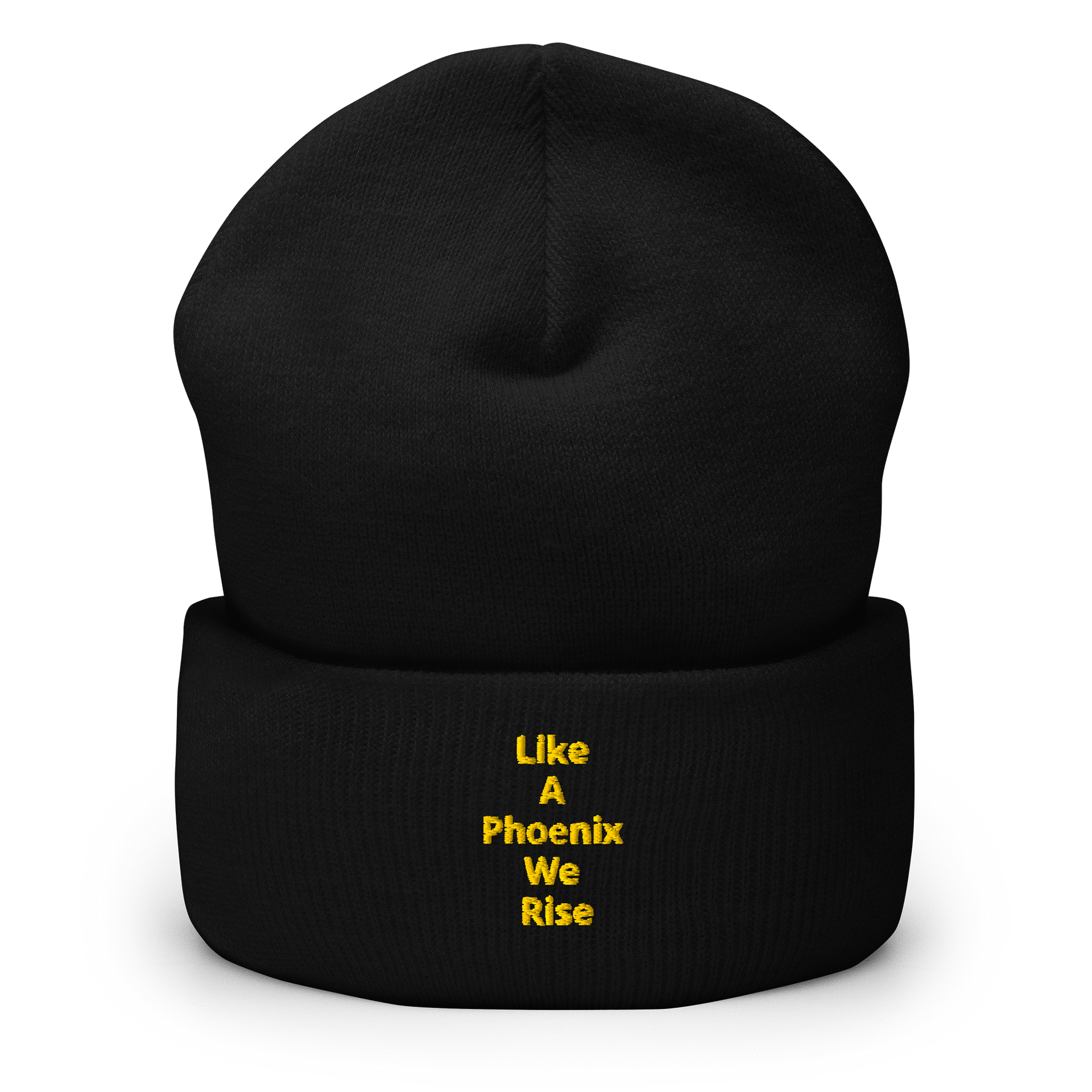 Like a phoenix we rise beanie hat product image (1)