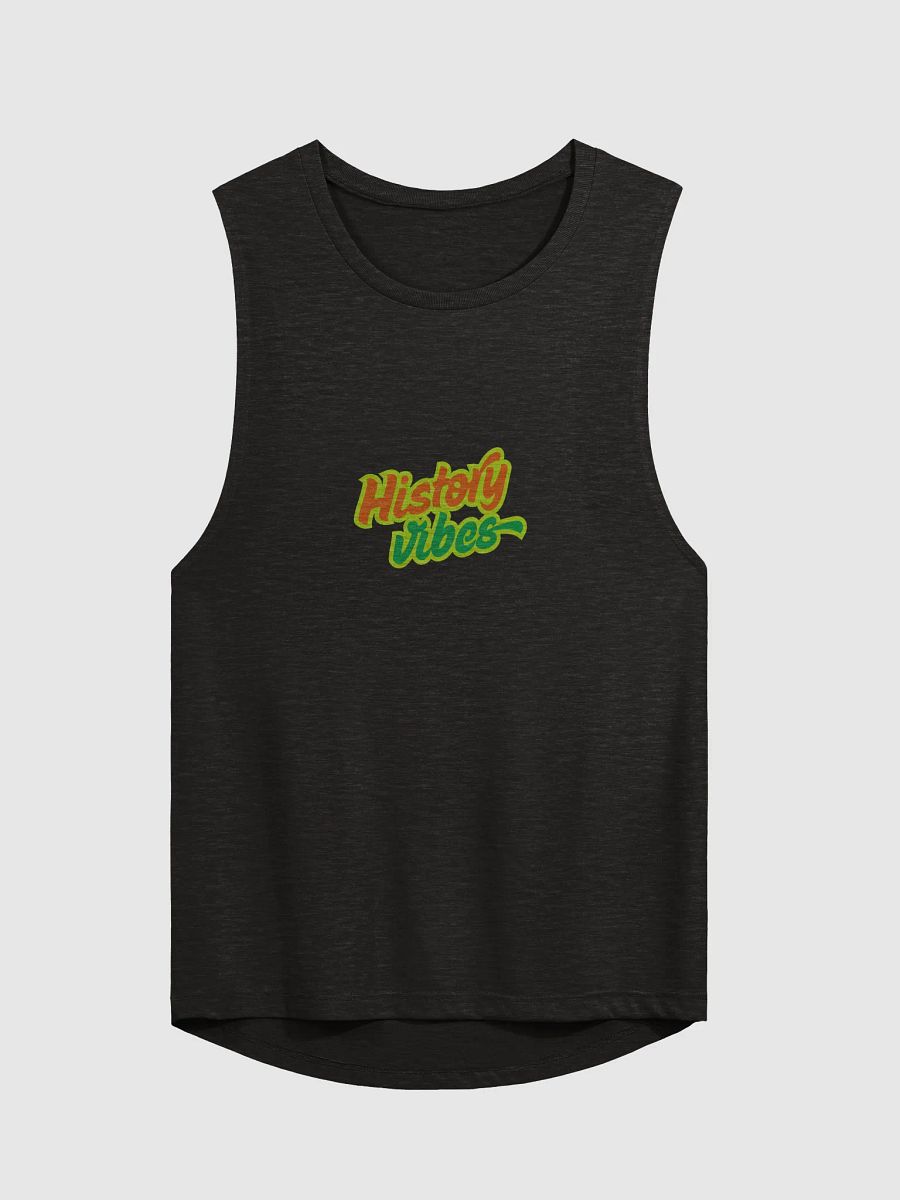 Womens Distressed "History Vibes" Muscle Tank product image (3)