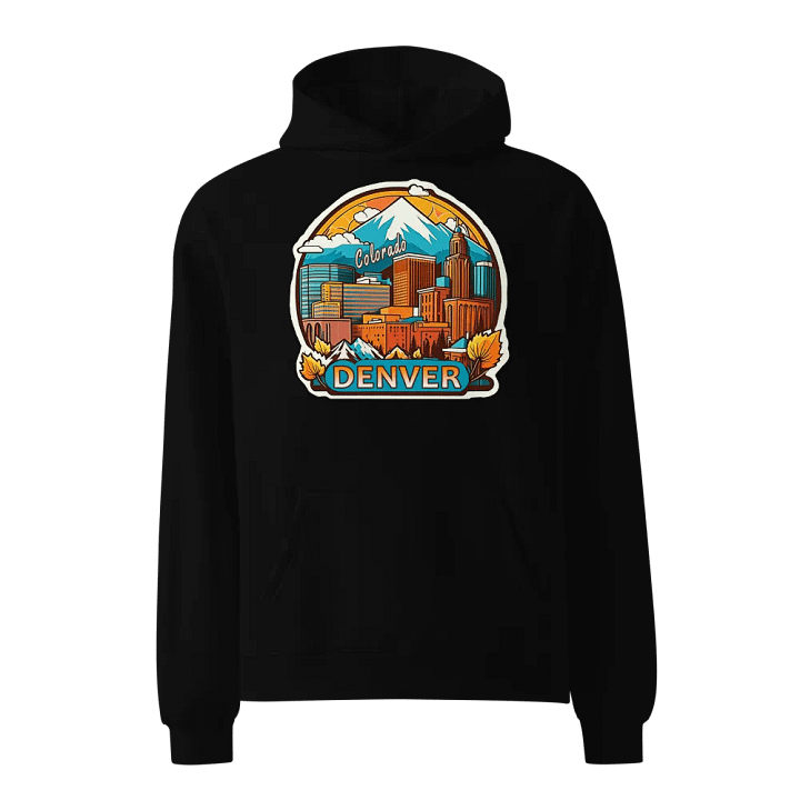 Denver - Colorado Retro Fall Cityscape Hoodie product image (1)