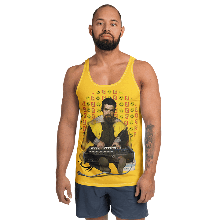 El Micromoog del Primo, Micromoog tribute by Frank Fonik classic synth Tribute, Regular fit Tank Top product image (1)