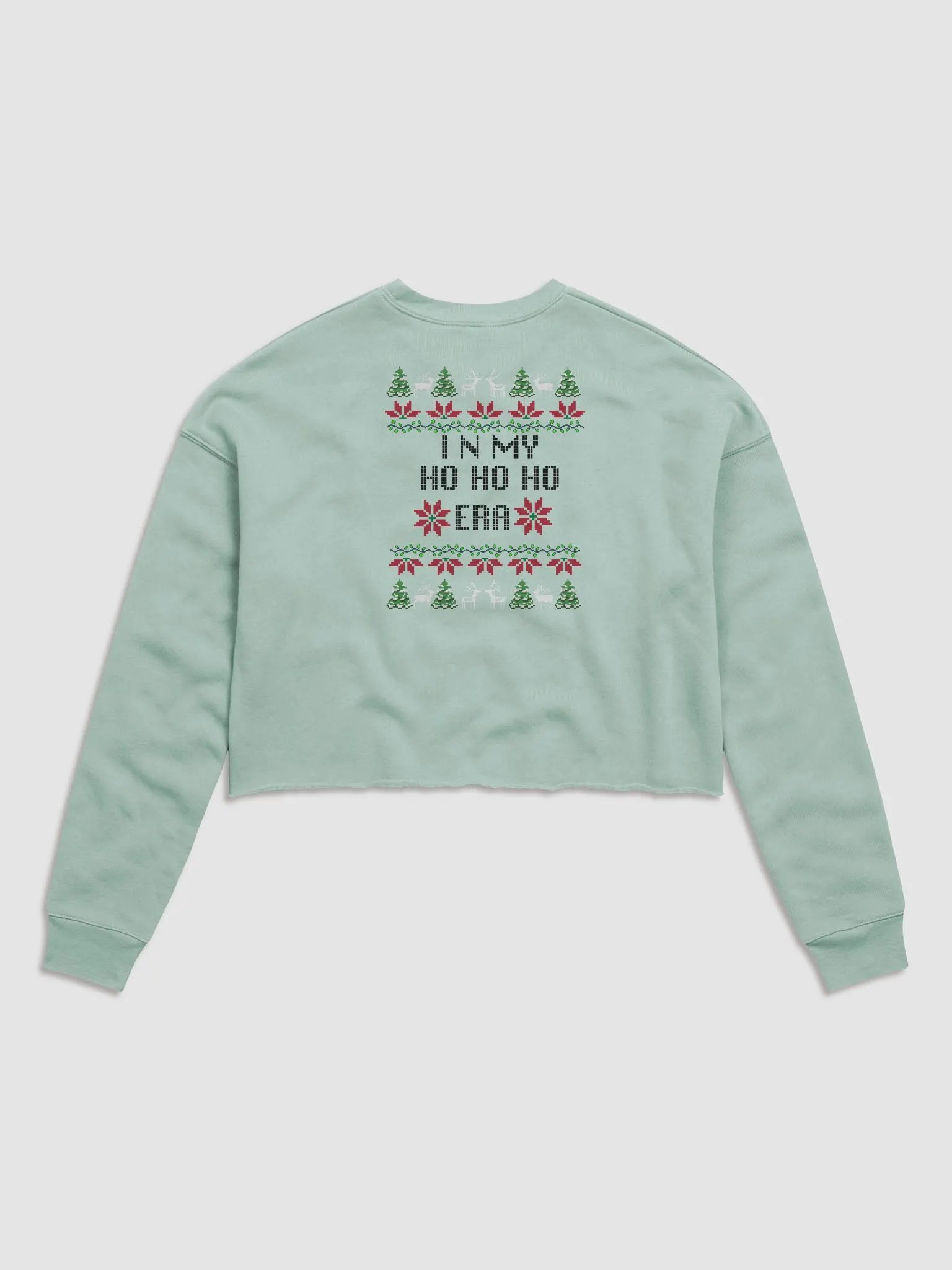 Ho Ho Ho Era Christmas Crop Sweatshirt 🎄 product image (4)