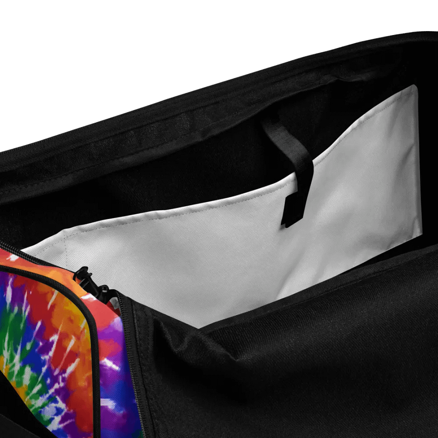 Rainbow tie dye duffle bag product image (4)