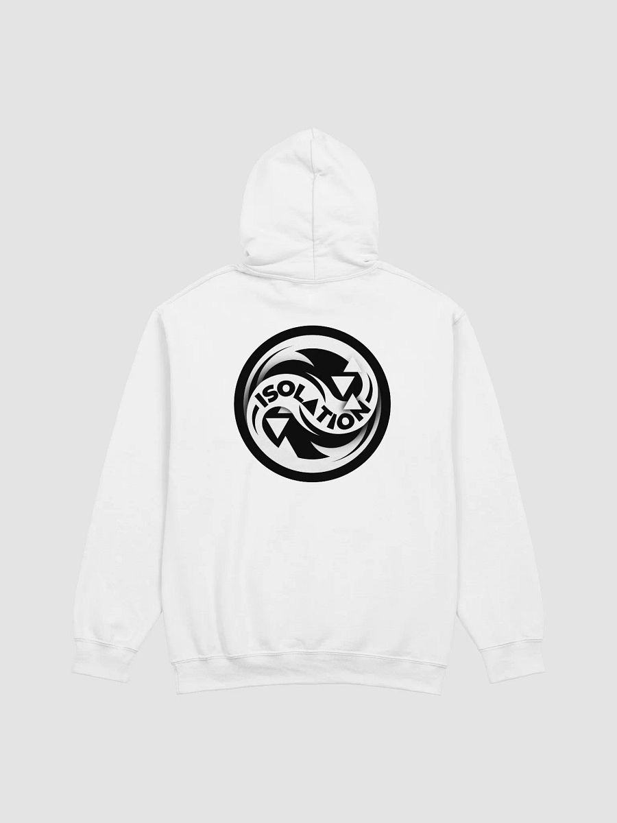 ISOL▲TION — 2024 — TEXT & LOGO — CLASSIC HOODIE — B&W product image (4)