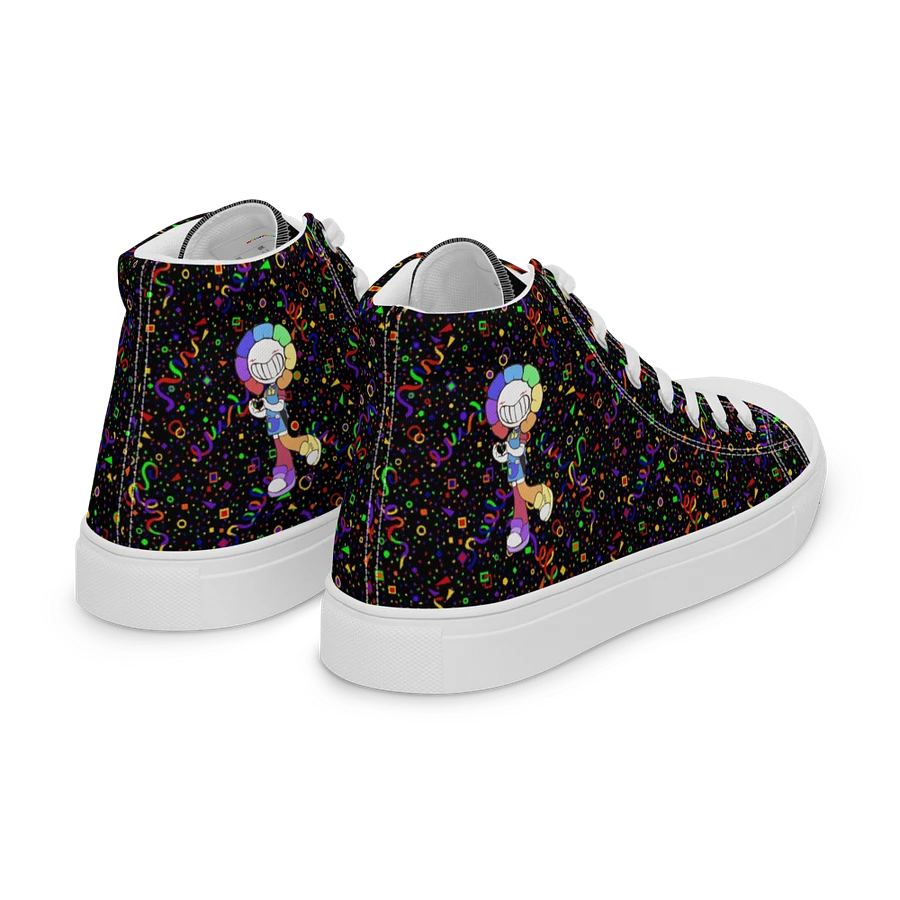 Black Arcade and White Chibi Flower Sneakers product image (24)