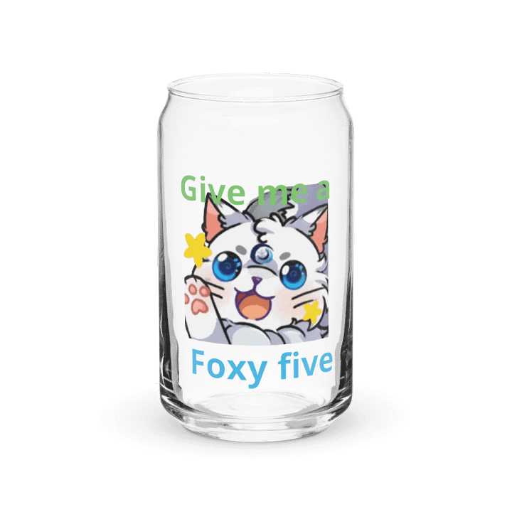 Foxy High-Five Can-Shaped Glass product image (2)