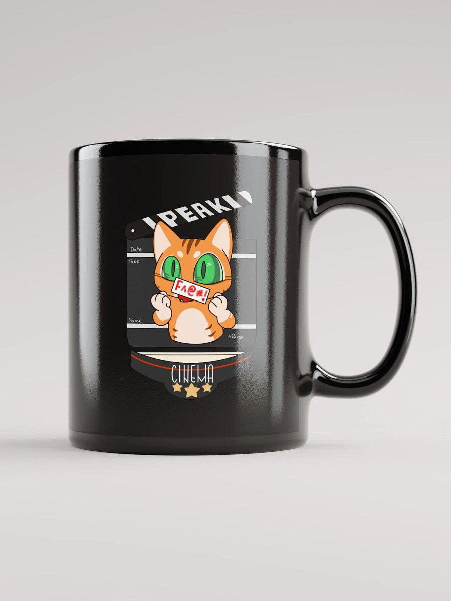 Peak F***ing Cinema Black Mug product image (1)