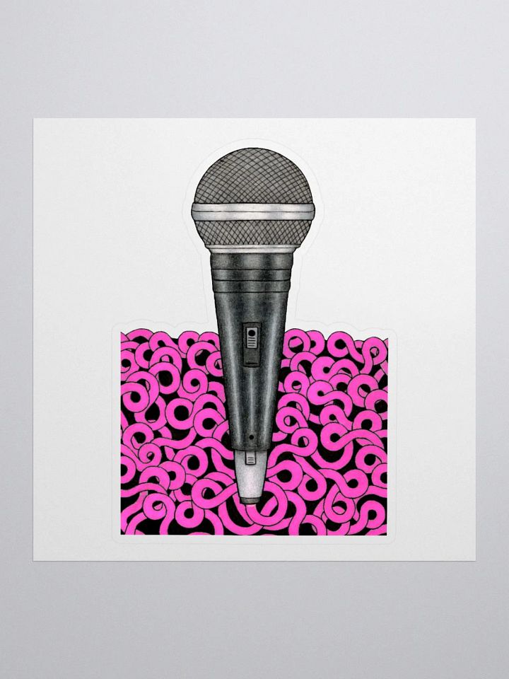 Mic Check sticker product image (1)