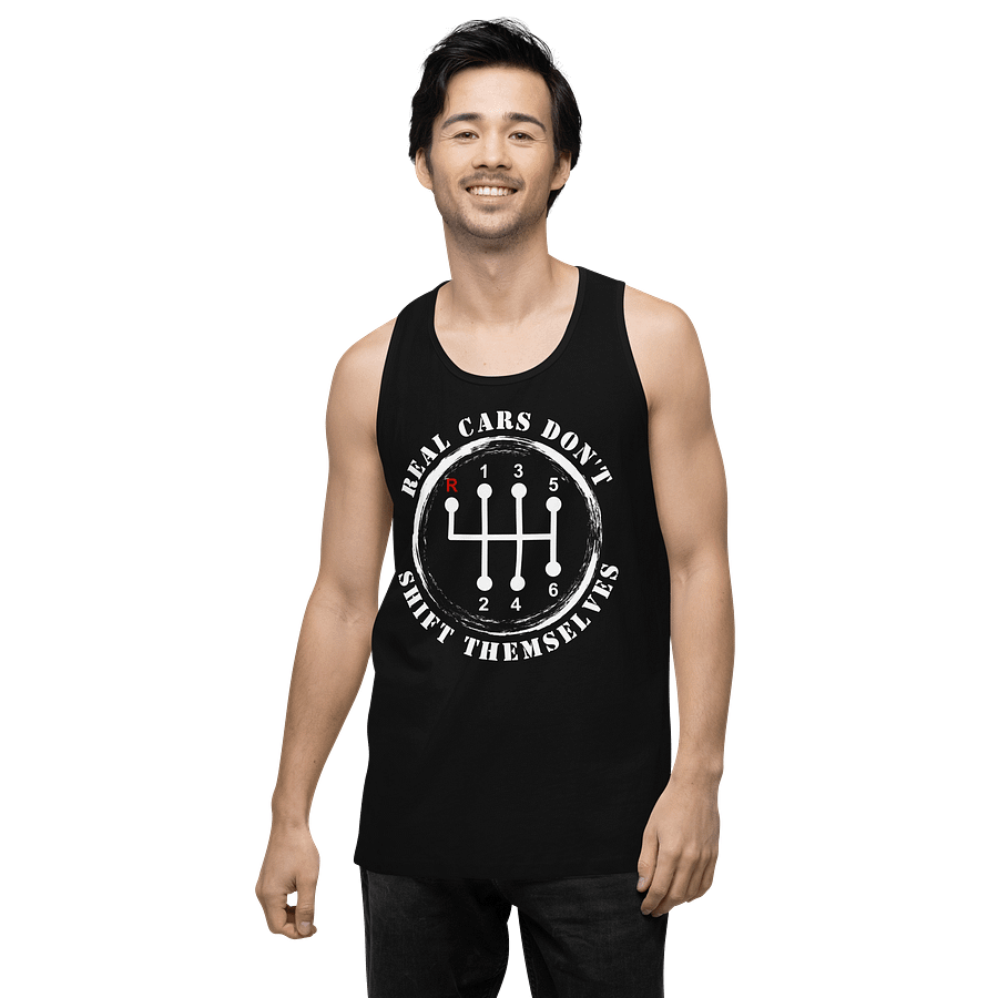 Real Cars Don't Shift Themselves Men's Tank Top product image (4)