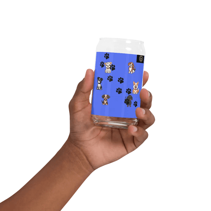 Pawsome Puppies Can-Shaped Glass product image (32)