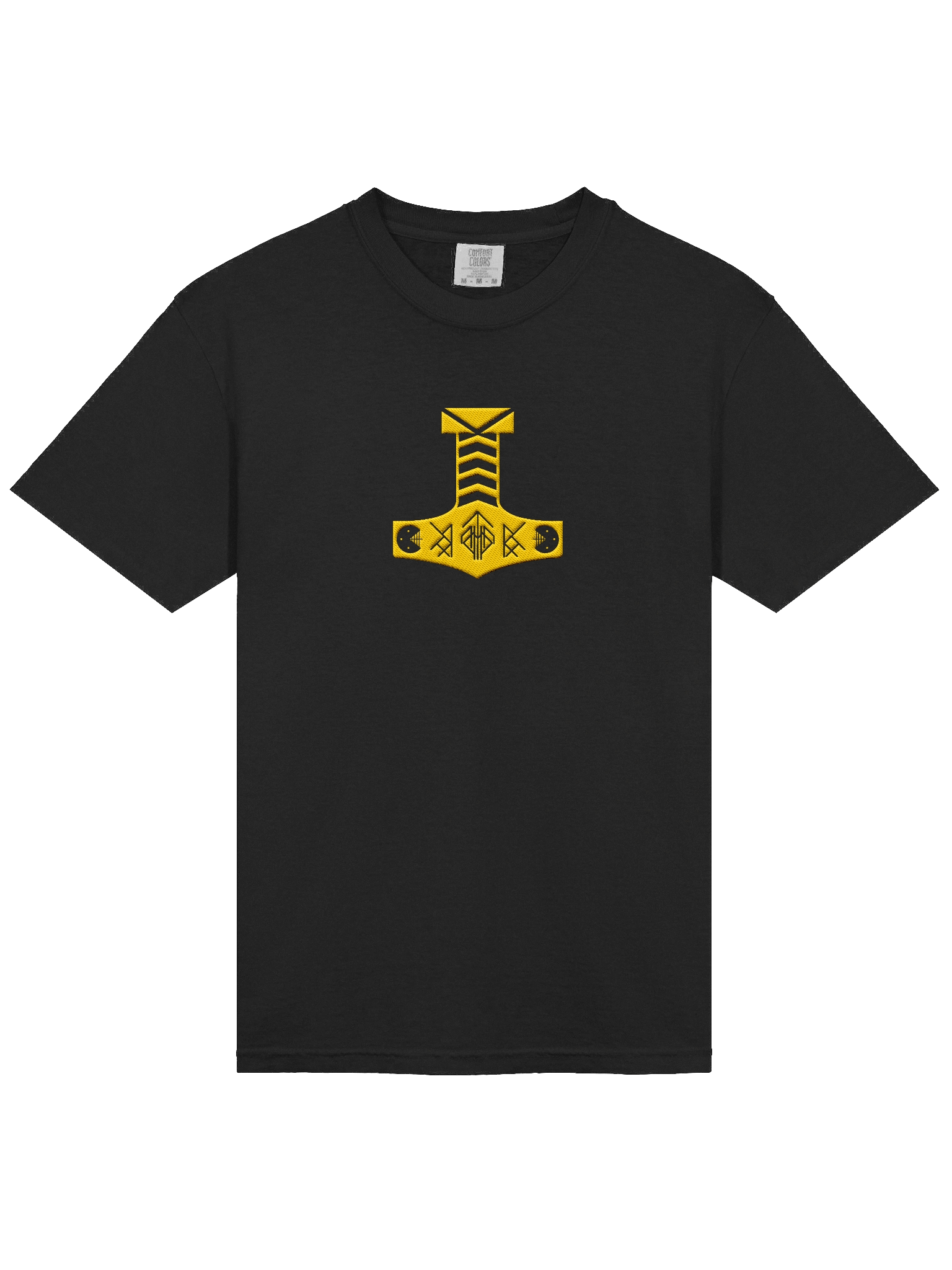 Mjölner with Bindrunes - Big Print T-shirt product image (33)