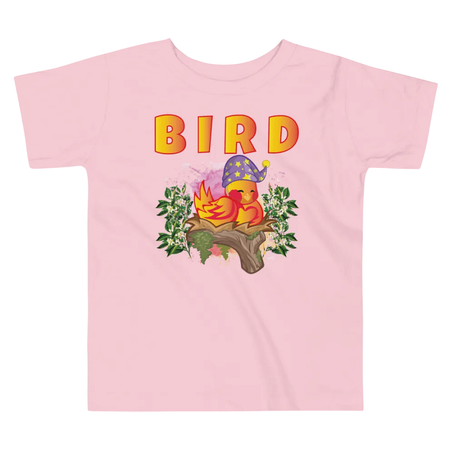 Bird Colorful Funny Cute Bella +Canvas Toddler T-Shirt – Funny Shirt, Best Gift for Kids product image (4)