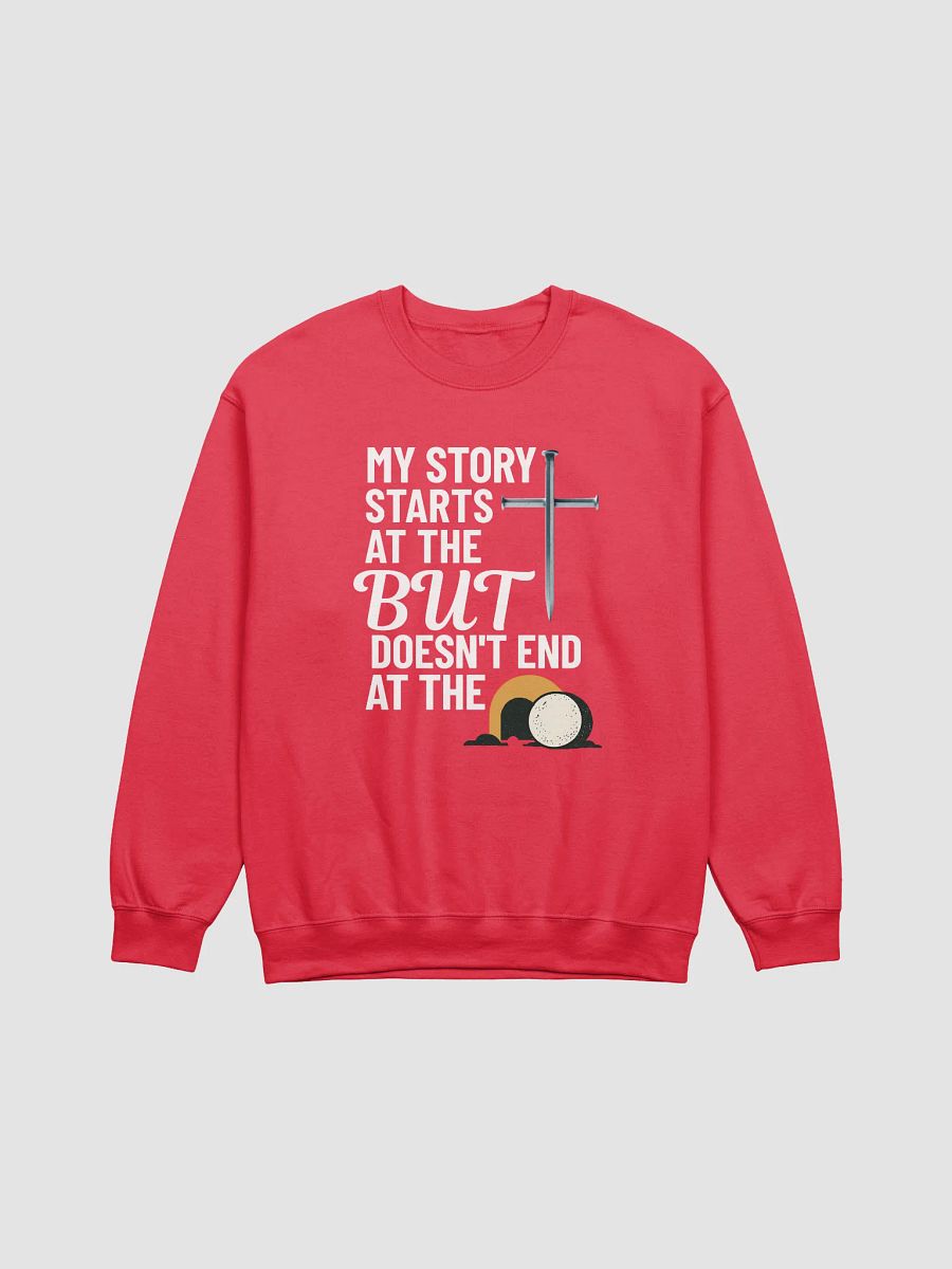 My Story Starts at the Cross – Faith Journey Sweatshirt product image (3)