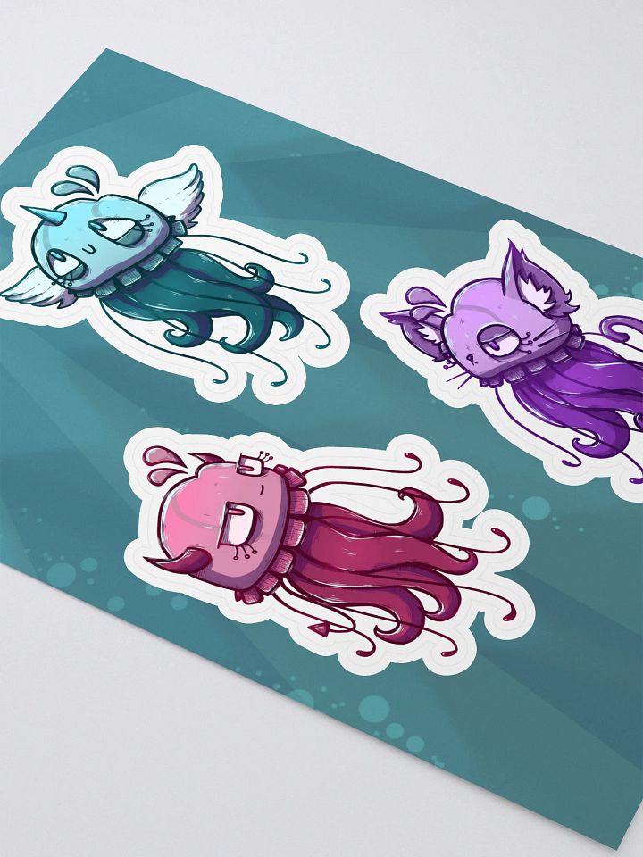 Cosplaying Jellyfish Stickers! product image (2)