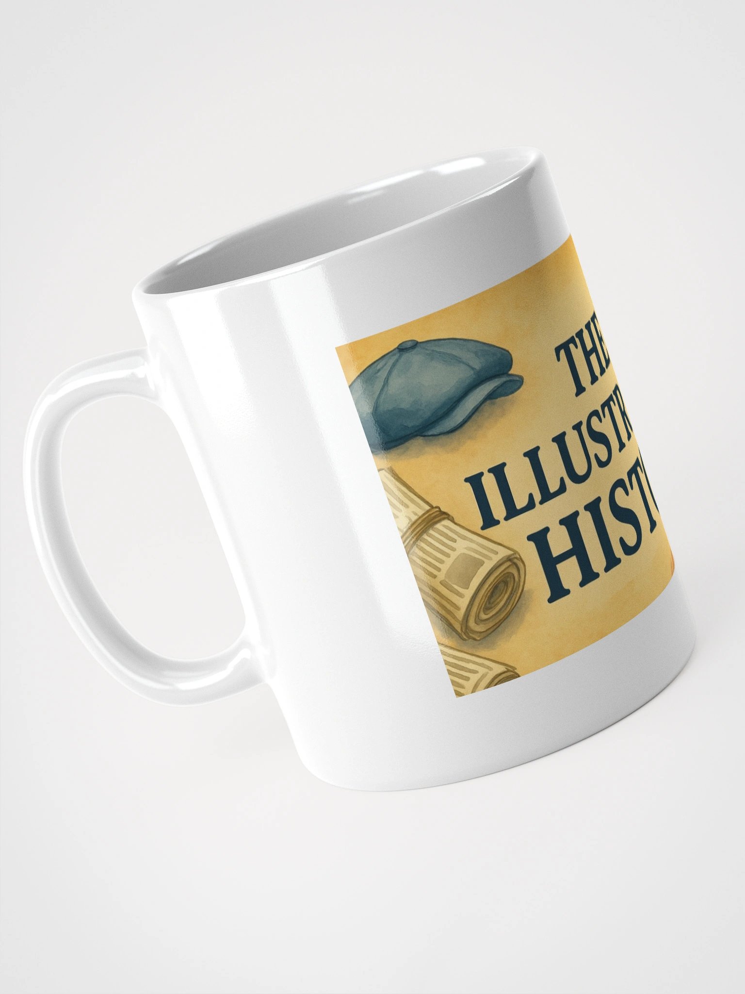 The AI Illustrated History Mug – Vintage Retro Robot product image (8)