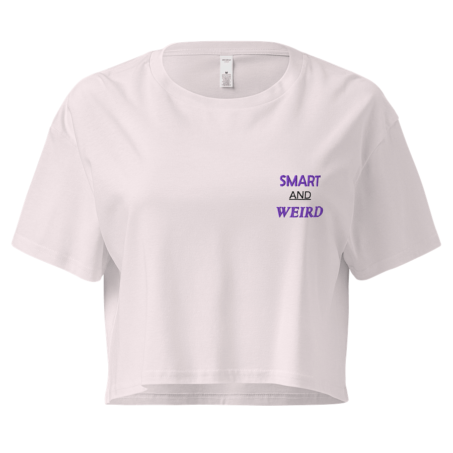 SMART & WEIRD (EMBROIDERED) Crop Top product image (13)