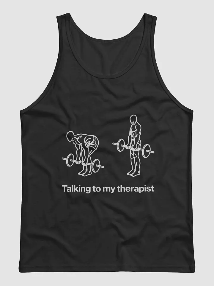 talking to my therapist tanktop - 100% cotton product image (1)