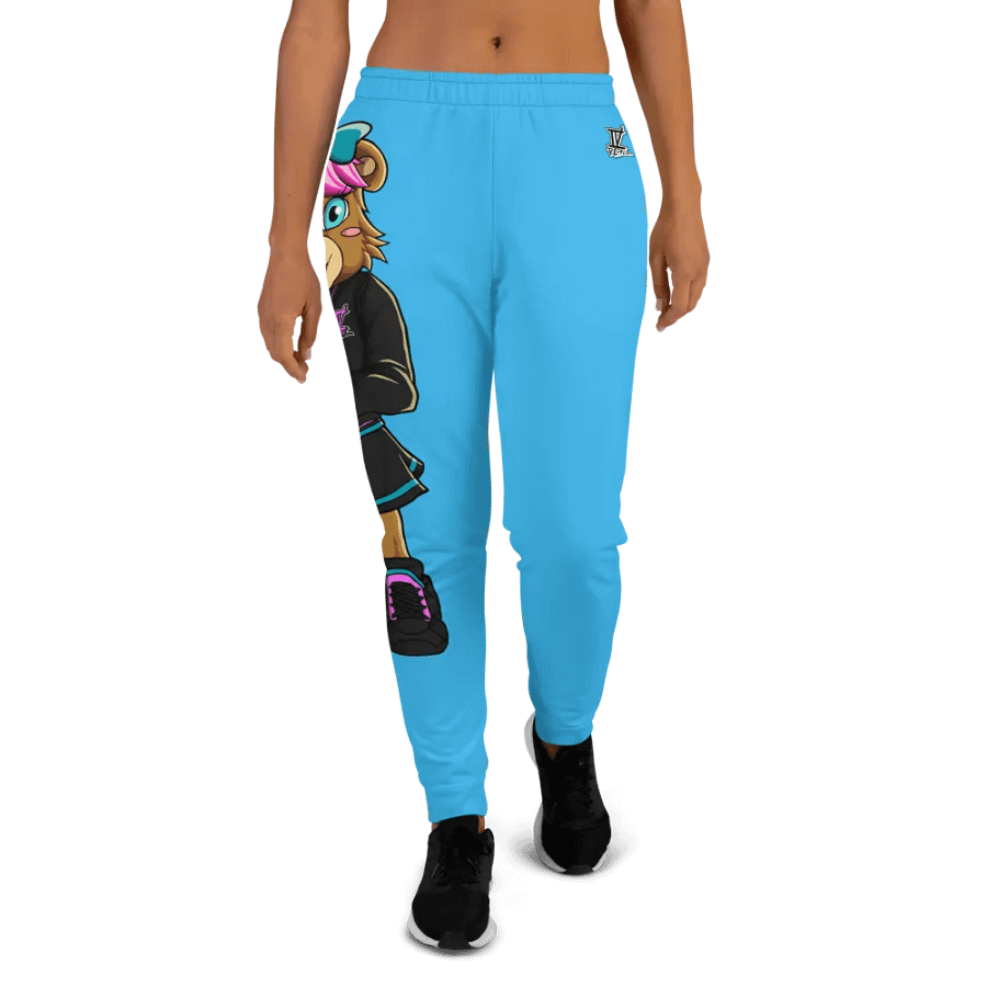 Standing Girl Bear Light Blue Joggers product image (4)