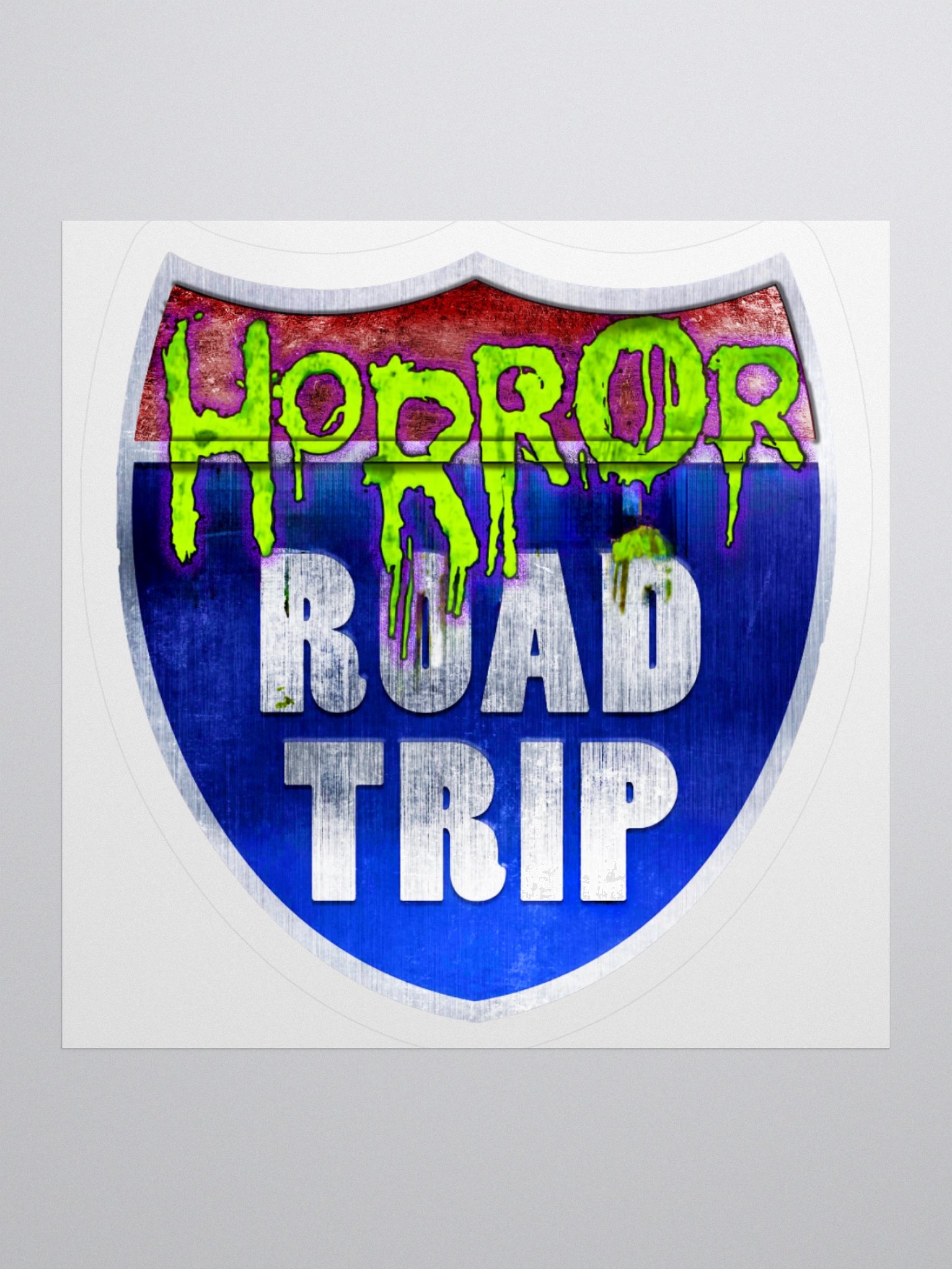 Horror Road Trip | Sticker | Road Sign product image (1)