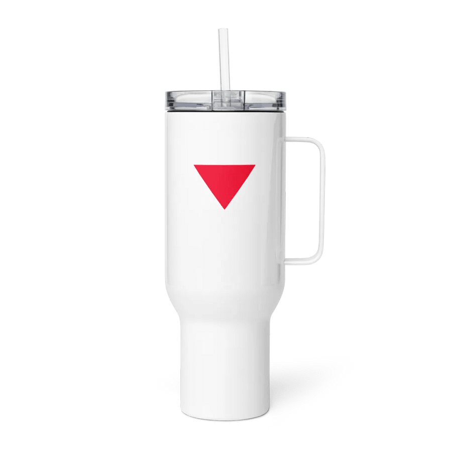 Red Triangle Palestinian Resistance Travel Mug product image (4)