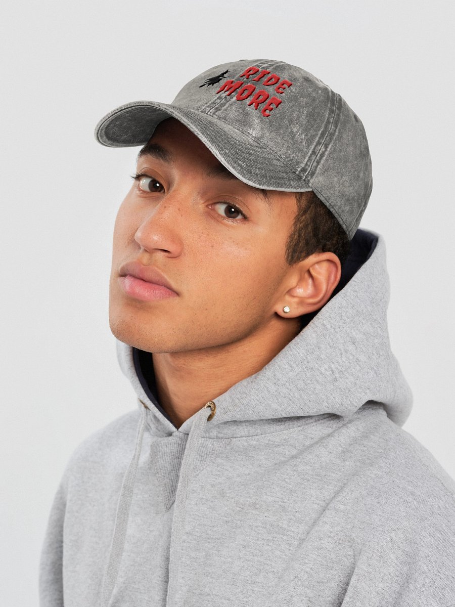 Ride More – Flying Witch Halloween Embroidered Dad Hat product image (10)
