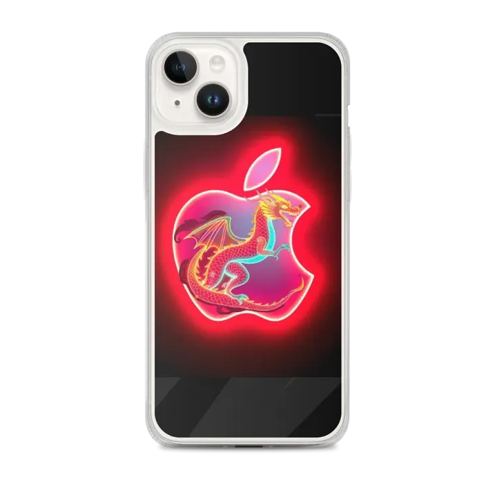 Neon Dragon Apple iPhone® MagSafe® Clear Case product image (1)
