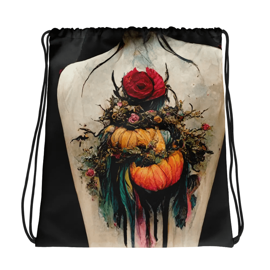 Fantasy Flora Drawstring Backpack product image (1)