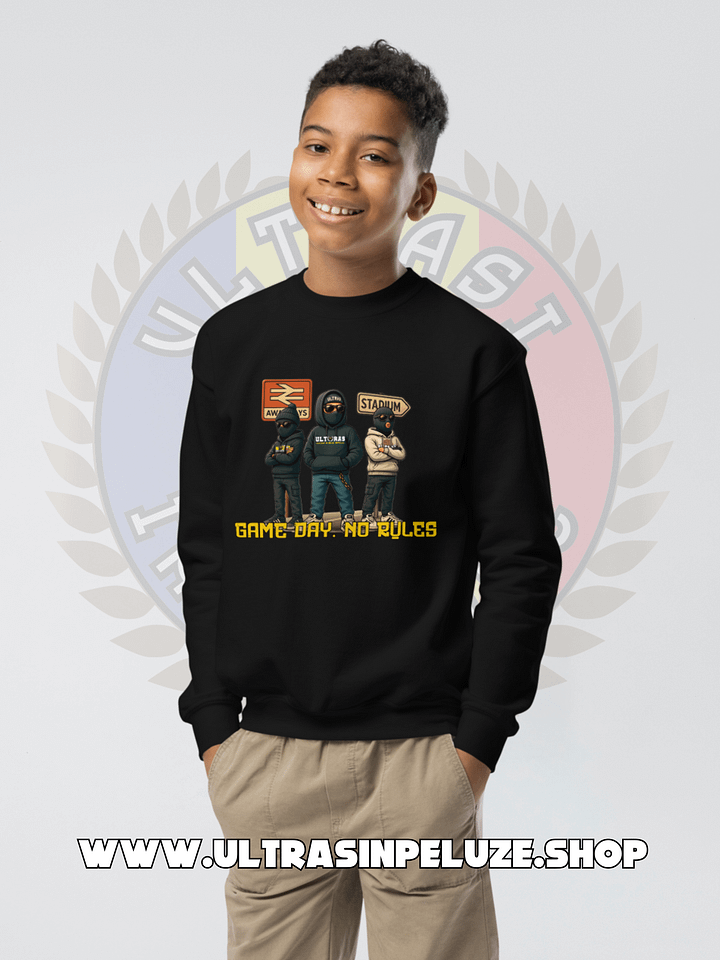 Bluza copii „Game Day No Rules” – Stil ultras pentru micii suporteri product image (1)